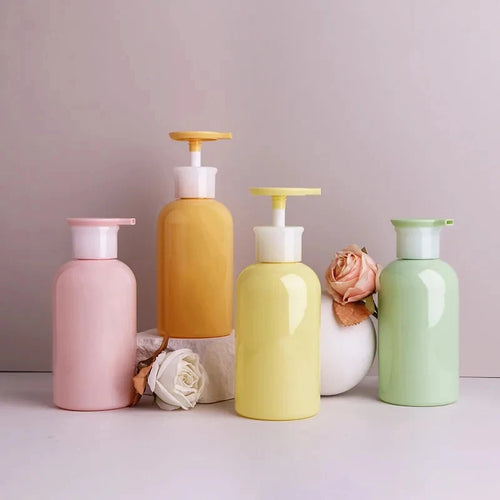 lot de flacons à pompe pour lotion rechargeables et distributeurs de savon - vue 2 sur 9