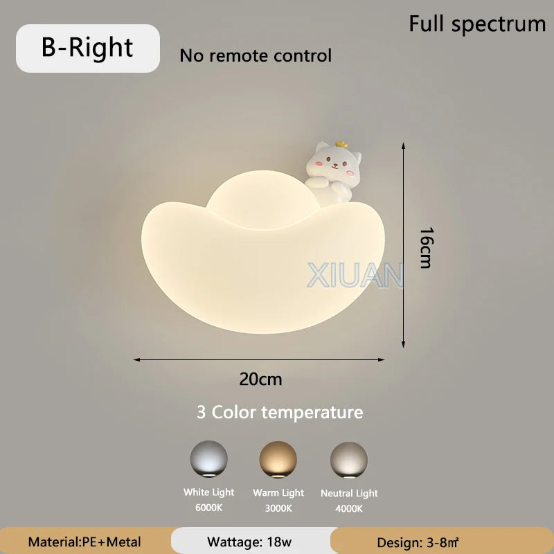 applique murale créative lingot d'or protection des yeux lion chat lapin - vue 14 sur 14