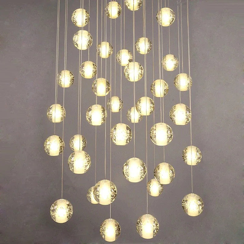 lustre en cristal moderne pour décoration intérieure suspendue - vue 4 sur 24