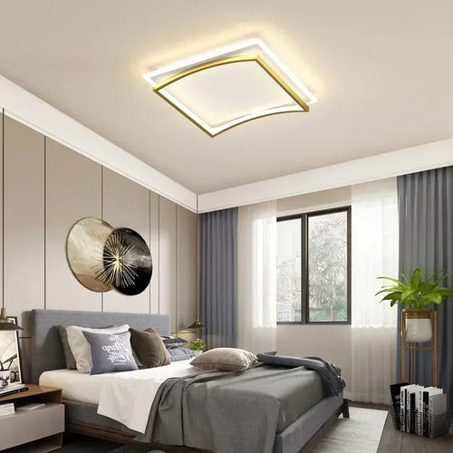 Plafonnier LED nordique pour chambre salon salle à manger étude cuisine plafond Lustre intérieur décor à la maison luminaire Lustre - vue 3 sur 22