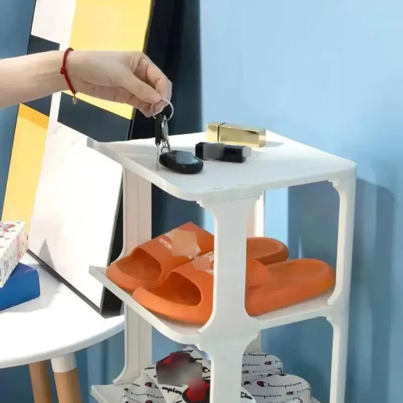 étagère à chaussures simple gain de place pratique et moderne - vue 3 sur 9