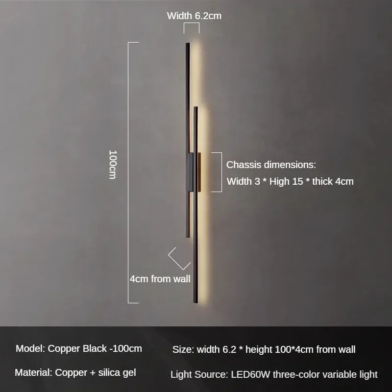 applique murale en cuivre design pour décoration moderne - vue 9 sur 12