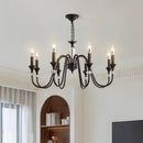 lustre en cristal rétro au design élégant pour éclairage intérieur