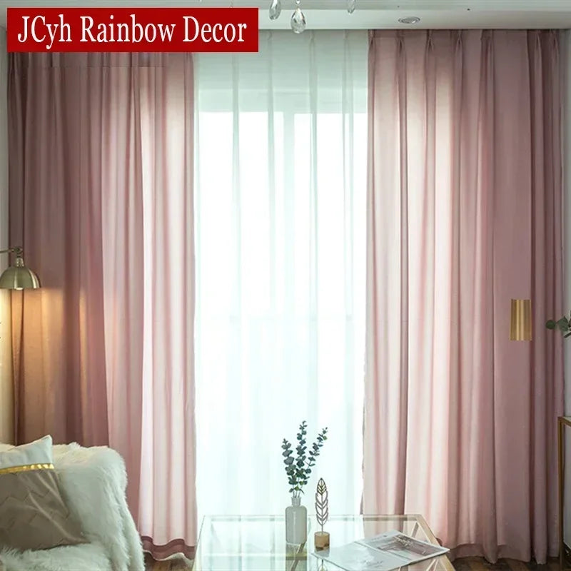 Voilage tulle semi froissé moderne pour salon chambre - vue 2 sur 9