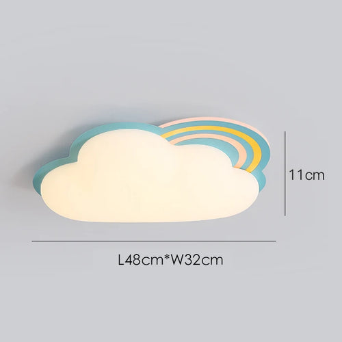 plafonnier nuage arc-en-ciel pour chambre enfant décor créatif - vue 8 sur 7