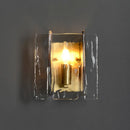 Applique murale en cuivre verre teinté moderne luxe