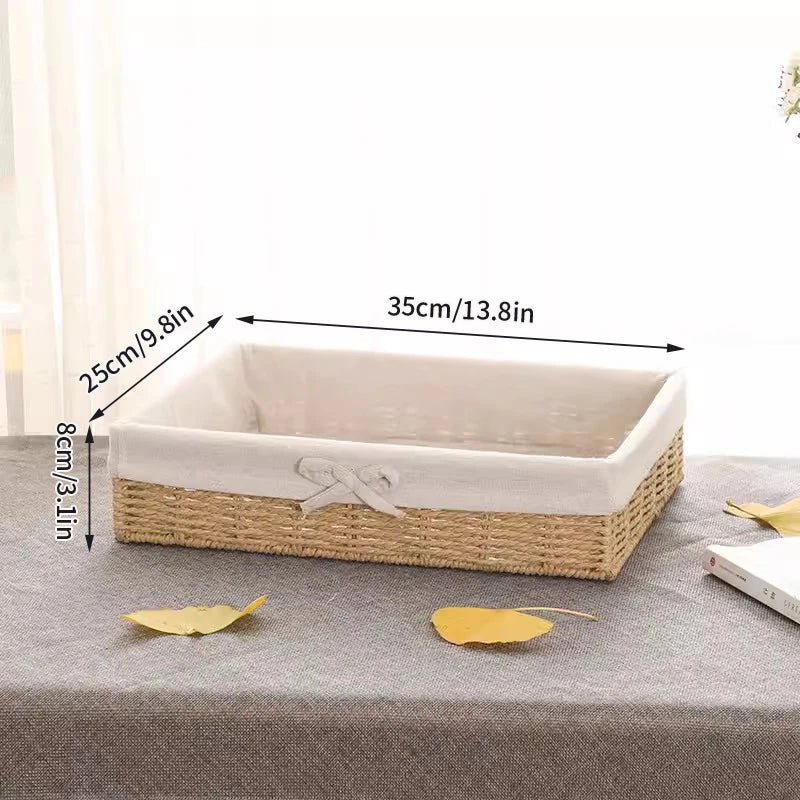 panier de rangement décoratif pour cosmétiques et fournitures - vue 8 sur 17