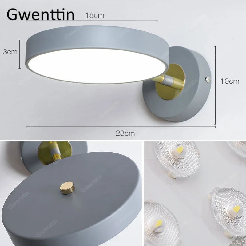 applique murale led moderne pour un éclairage décoratif intérieur - vue 3 sur 11