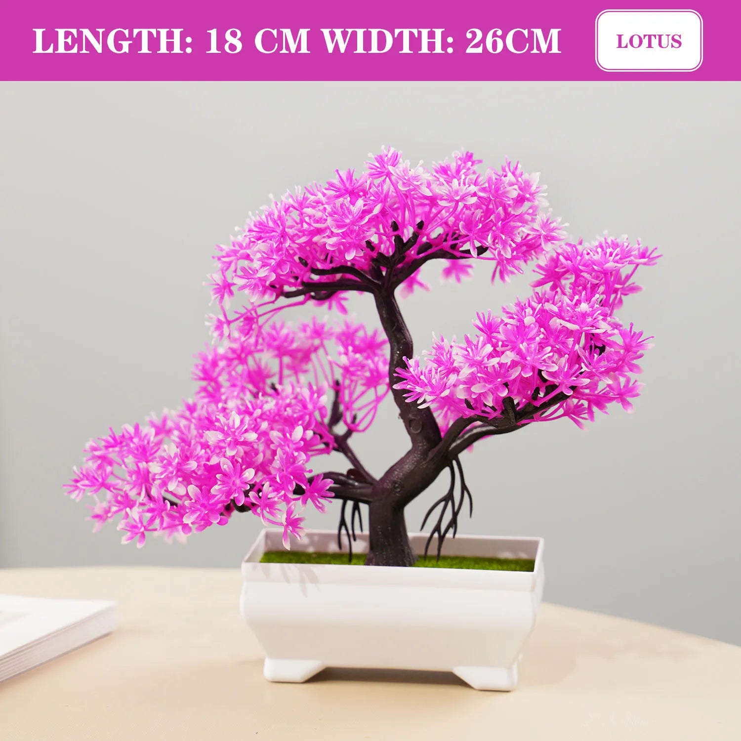 plantes artificielles bonsaï petit arbre décoration intérieure et extérieure - vue 16 sur 32