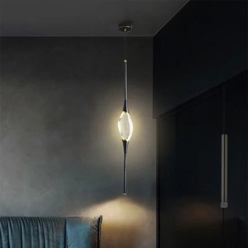 2023 Crystal Hanging Lamps for Ceiling Bedroom Bedside Chandelier Living Room Hallway Wall Lamp Room Decor Lighting Lustre - vue 4 sur 12