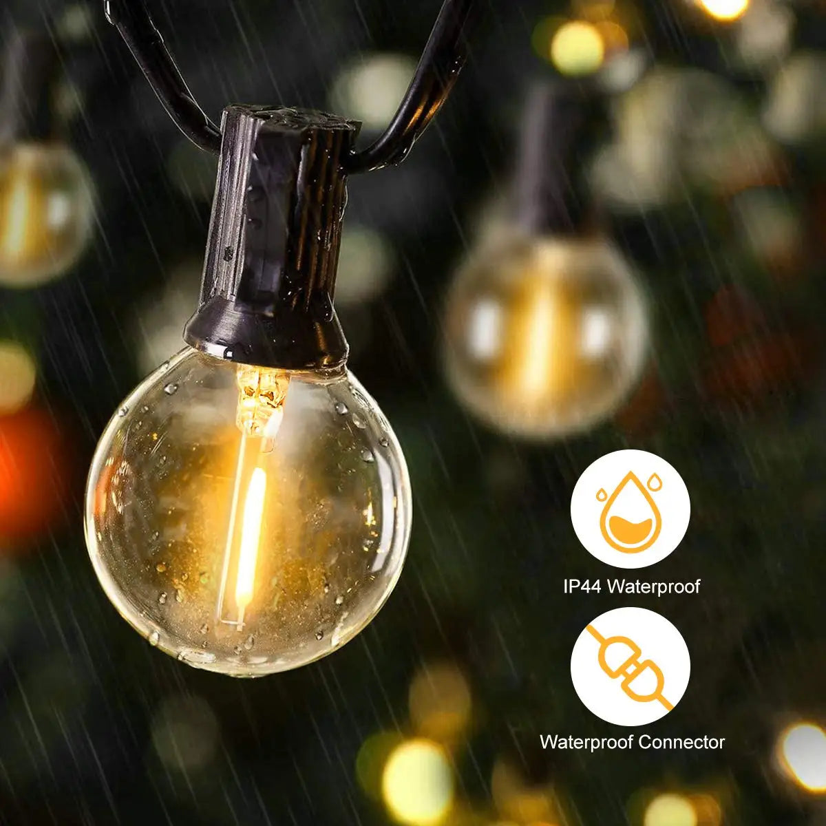 guirlande lumineuse d'extérieur étanche pour décoration extérieure - vue 2 sur 10