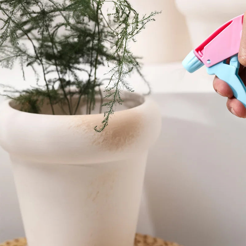 pot de fleurs en céramique avec plateau pour balcon - vue 4 sur 13
