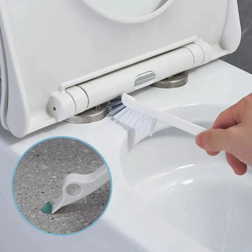 ensemble de brosses de toilette avec support mural pour salle de bain - vue 6 sur 8