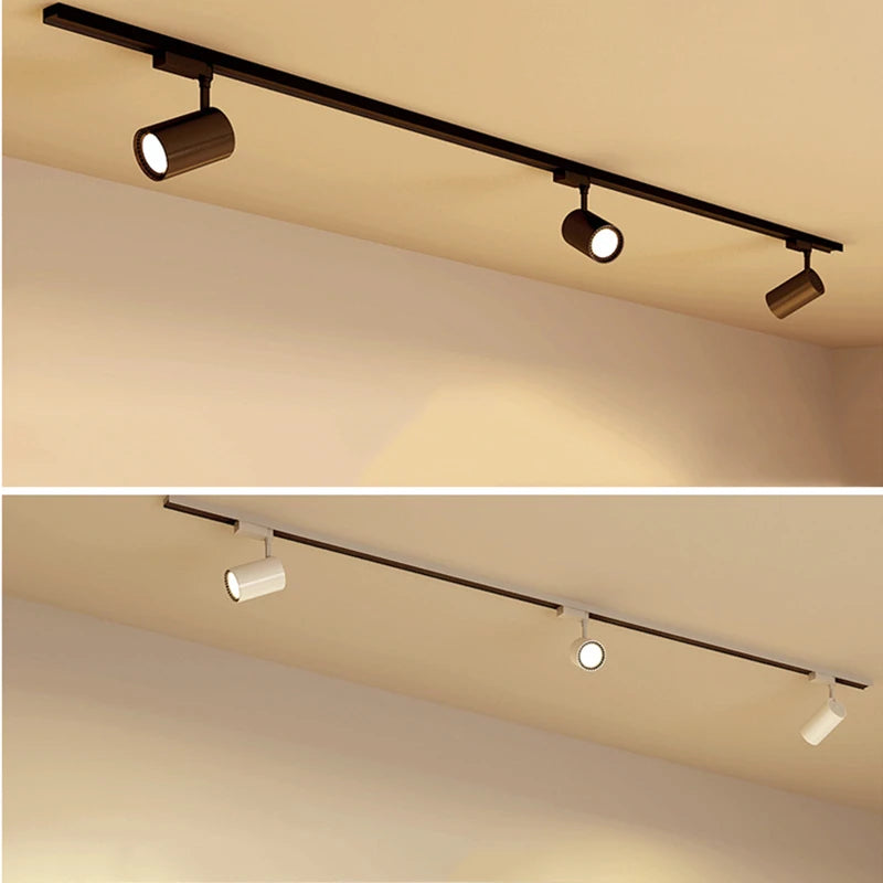 spot led rgb sur rail pour éclairage d'ambiance dynamique - vue 3 sur 15