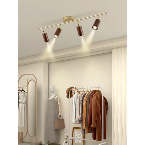 projecteur en noyer pour éclairage de voie murale lampara - vue 4 sur 16