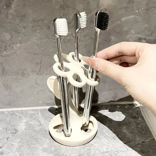 support de rangement élégant pour brosses et maquillage - vue 4 sur 9
