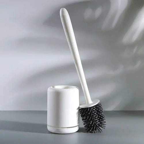 brosse de toilette murale avec support de rangement pratique - vue 8 sur 9