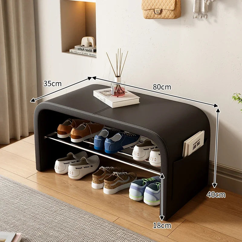 banc polyvalent pour rangement et assise décorative - vue 15 sur 15