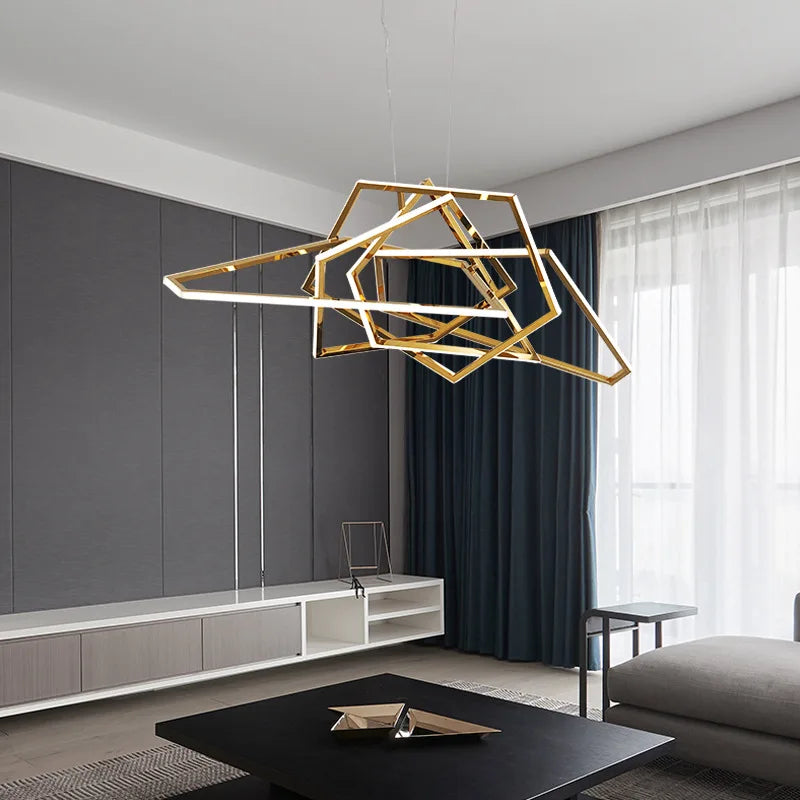 applique murale postmoderne en acier inoxydable et silicone pour décoration de luxe - vue 5 sur 11