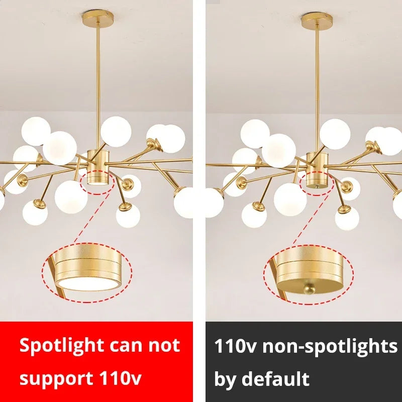 lustre led design élégant pour éclairage intérieur moderne - vue 5 sur 16
