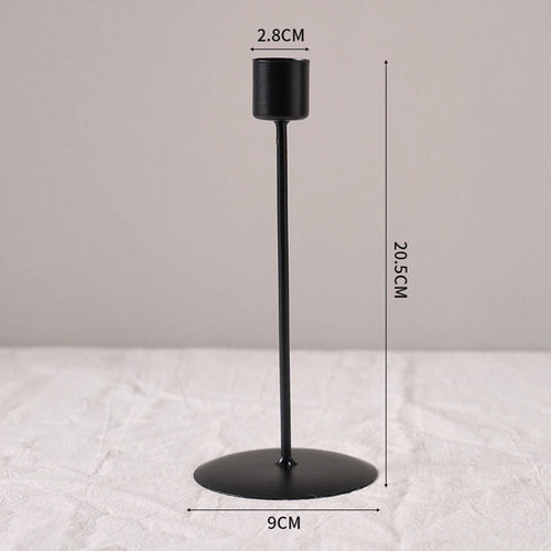bougeoir rétro en métal créatif pour décoration de fête et mariage - vue 13 sur 12