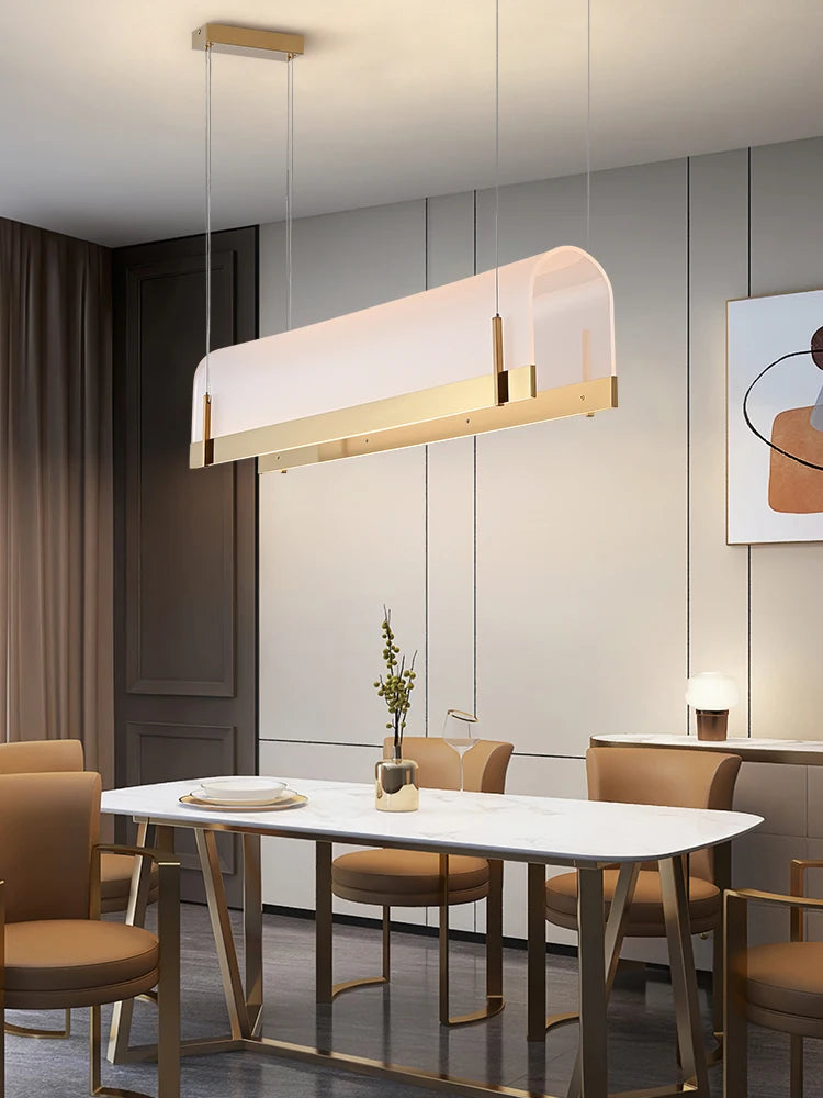 lustre en acrylique pour restaurant et salon postmoderne - vue 3 sur 8