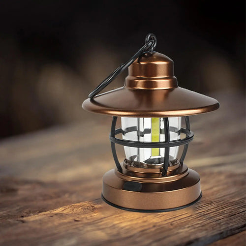 lanterne de camping rétro lampe à piles pour intérieur et extérieur - vue 7 sur 6