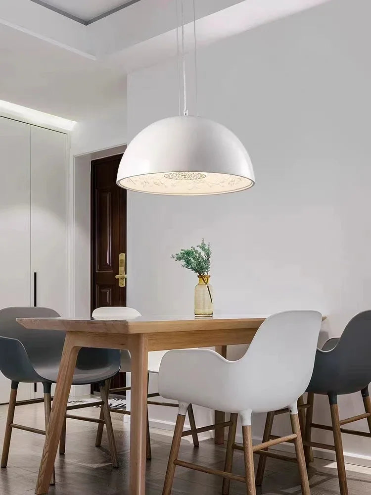 réplique de lustre skygarden en résine relief art romantique - vue 3 sur 11