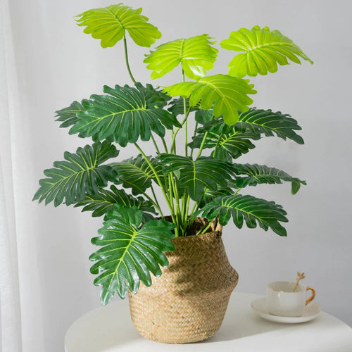 grandes plantes artificielles monstera palmier tropical pour décoration extérieure - vue 2 sur 6