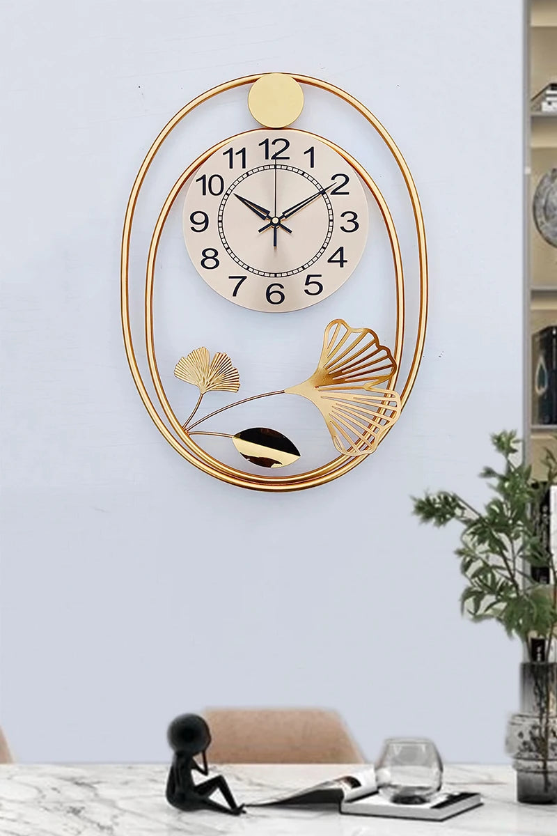 horloge murale moderne de luxe design suspendu décoratif - vue 4 sur 6