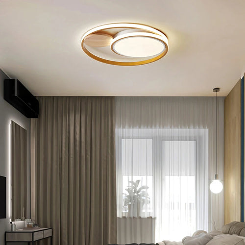 plafonnier led nordique simple créatif 2 styles atmosphère chaude - vue 3 sur 8