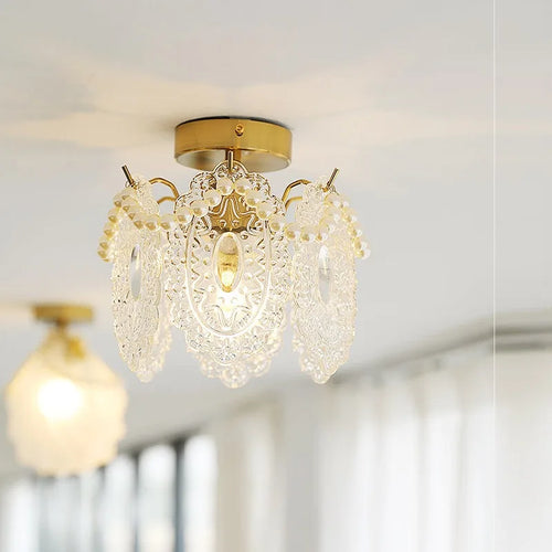 Plafonnier en verre style italien - vue 6 sur 10