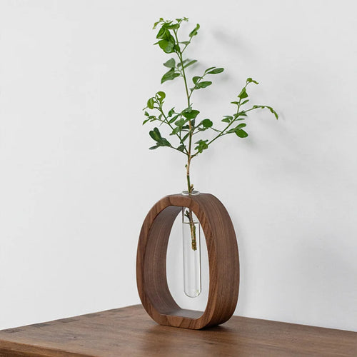 ustensile en bois massif pour arrangement floral créatif et simple - vue 3 sur 7
