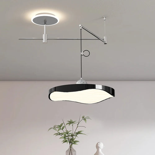 Lustre réglable salle à manger moderne LED éclairage bureau étude chambre - vue 3 sur 11