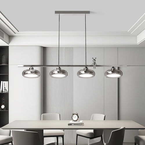 suspension minimaliste italienne pour éclairage intérieur moderne - vue 2 sur 14