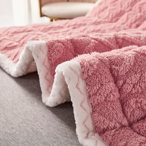 surmatelas doux en velours agneau pour étudiants et dortoirs - vue 7 sur 12