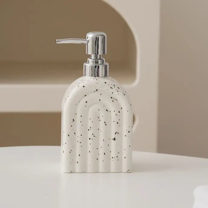 distributeur de savon en céramique pour shampoing et eau portable - vue 10 sur 21