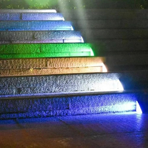 lampe solaire extérieure étanche led pour jardin parc escalier - vue 3 sur 8