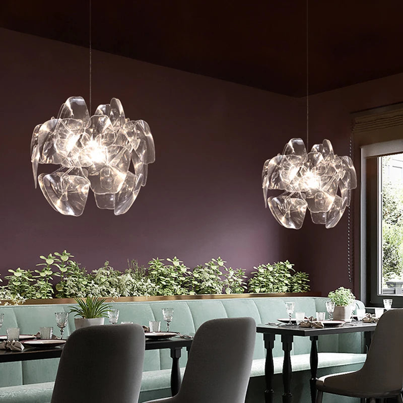 lustre créatif nordique design moderne pour éclairage intérieur - vue 4 sur 8