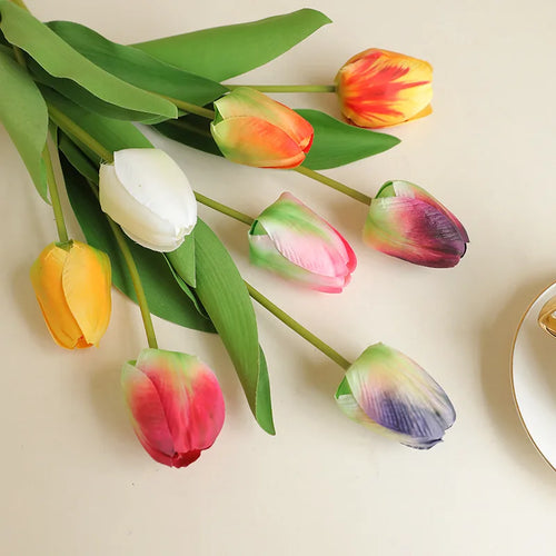 décoration de pâques tulipe en soie pour mariage et printemps - vue 2 sur 14