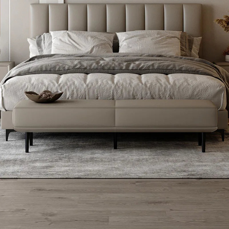 tabouret de luxe nordique rembourré tendance et confortable - vue 5 sur 24