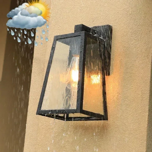 applique murale super lumineuse étanche extérieure style européen - vue 6 sur 6