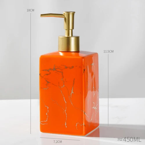 bouteille en céramique pour désinfectant et gel douche - vue 11 sur 26