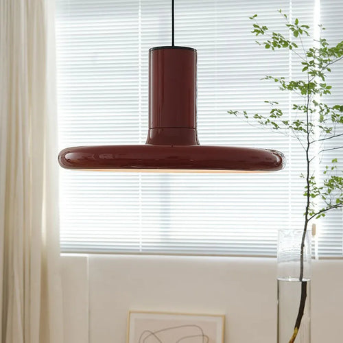 plafonnier led suspendu ovni style nordique retro décoratif intérieur - vue 3 sur 7