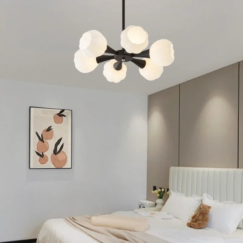 plafonnier led suspendu design nordique moderne luminaire décoratif d'intérieur - vue 4 sur 12