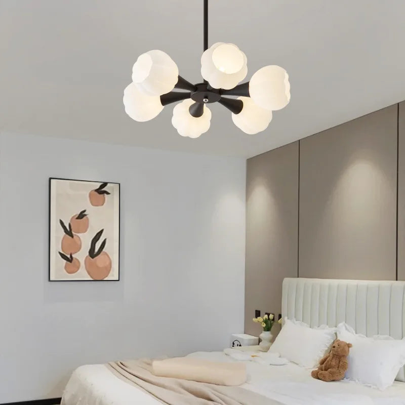 plafonnier led suspendu design nordique moderne luminaire décoratif d'intérieur - vue 4 sur 12
