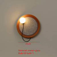 suspension led 3d design avec boule mobile et cordon ajustable