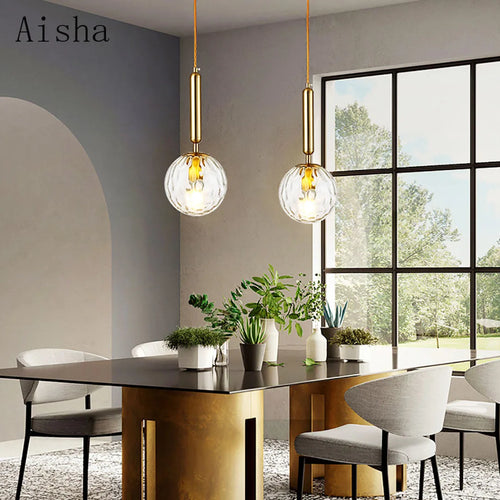 suspension moderne avec éclairage led design élégant - vue 2 sur 10