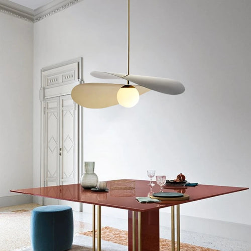 suspension 	 style en métal et verre pour boutique - vue 2 sur 6