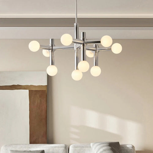 lustre de style bauhaus rétro pour intérieur élégant - vue 2 sur 7